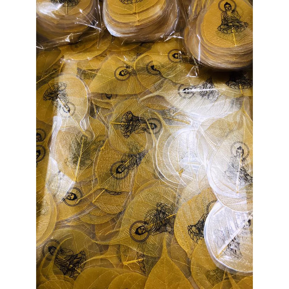 Lá Bồ Đề dát vàng ốp điện thoại | BigBuy360 - bigbuy360.vn