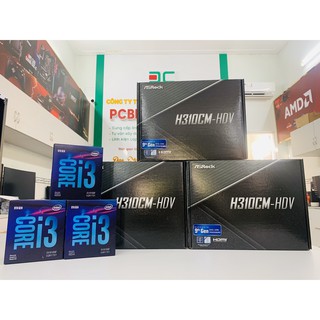 Combo máy tính i3 9100f + h310cm hdv chính hãng