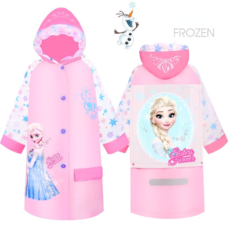 Áo Mưa Vải Oxford Có Khóa Kéo Dành Cho Trẻ Em-CM