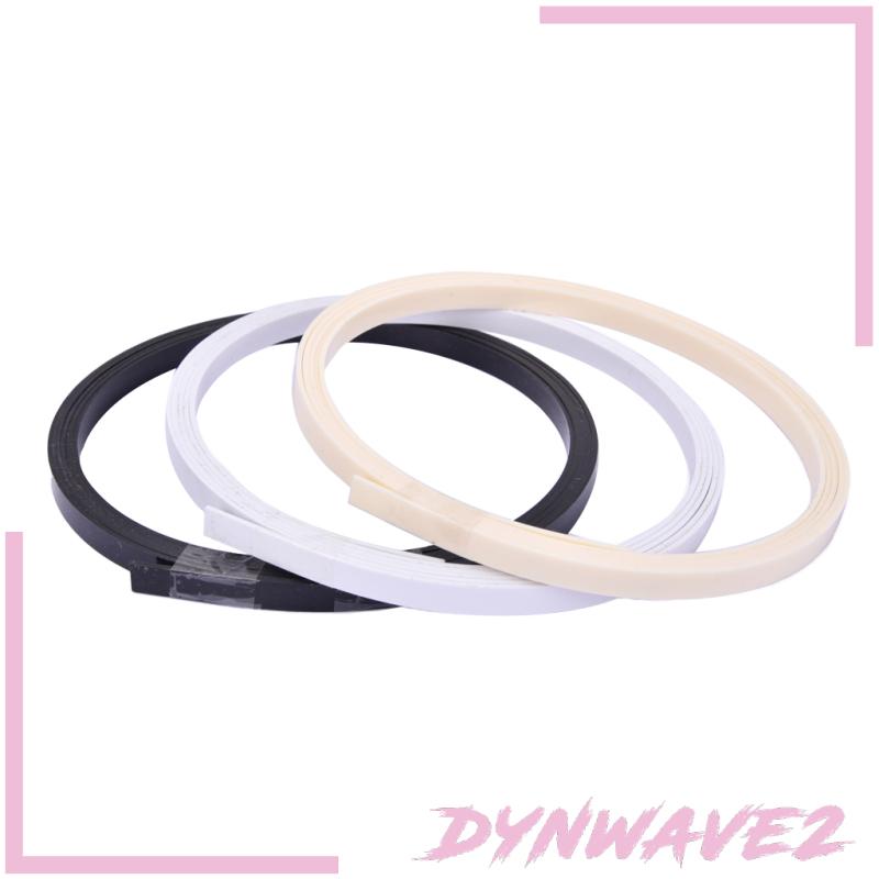 [DYNWAVE2]3PCS Guitar Purfling Strips Bass Ukulele Edge Trim Inlay Body Project