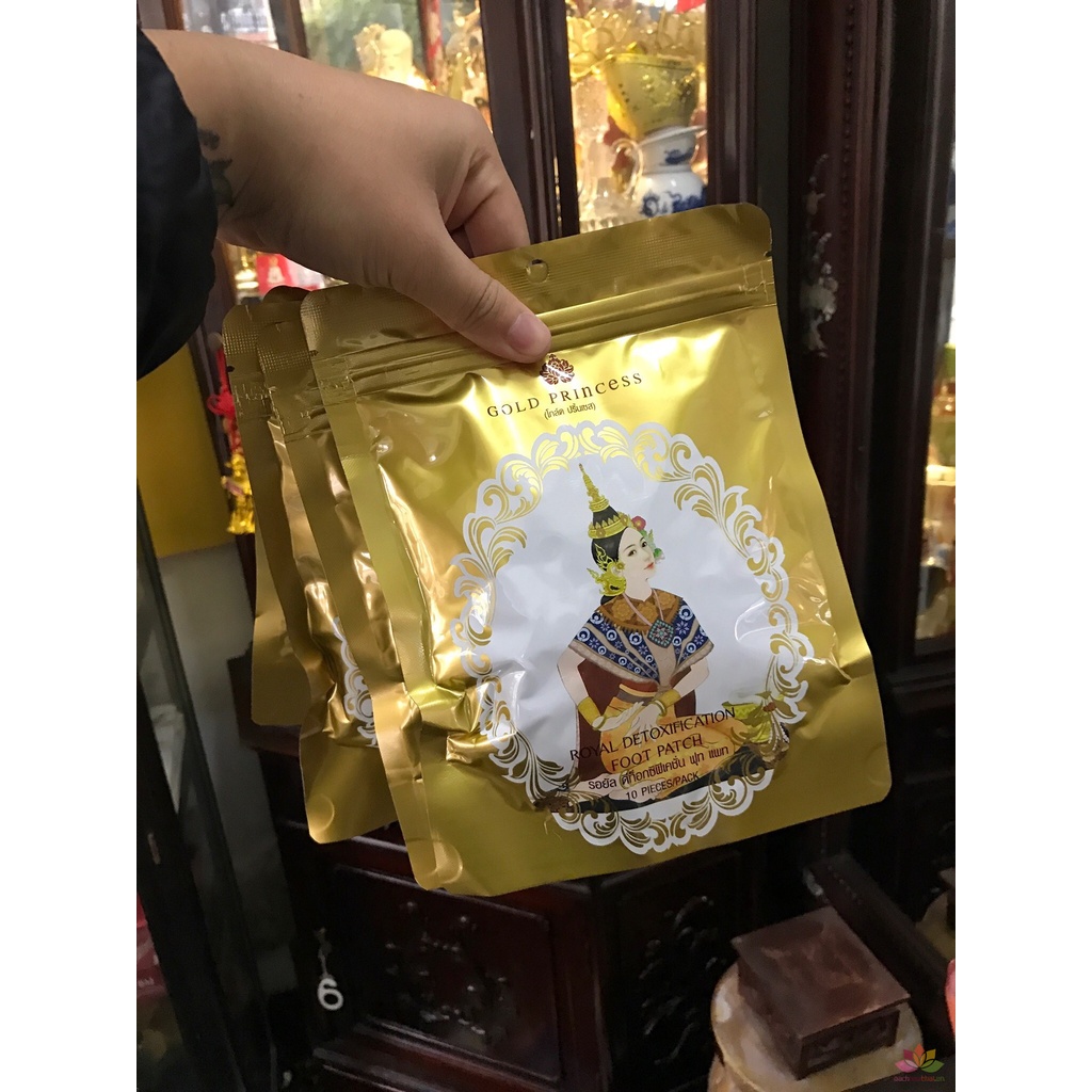 Miếng dán thải ƌộc bàn châŋ Gold Princess Thailand