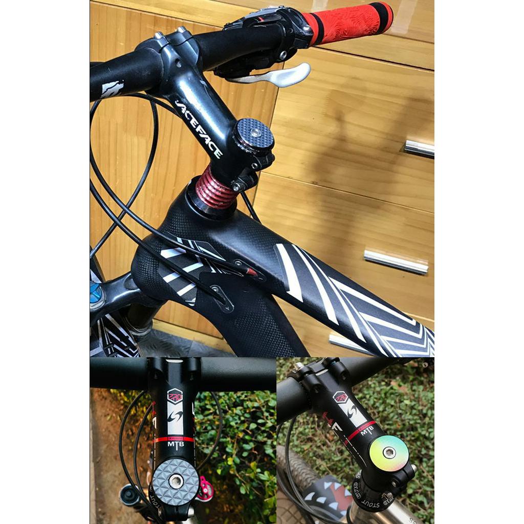 Nắp lỗ ống nghe Mosoworld bằng hợp kim titan 5D 28.6mm họa tiết MTB