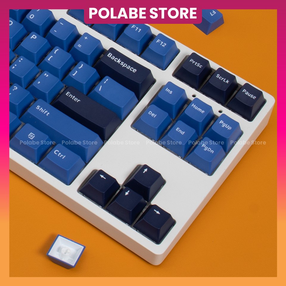 Keycap Striker Cherry Profile chất liệu PBT dyesub sử dụng trên nhiều layout bàn phím cơ - Polabe Store