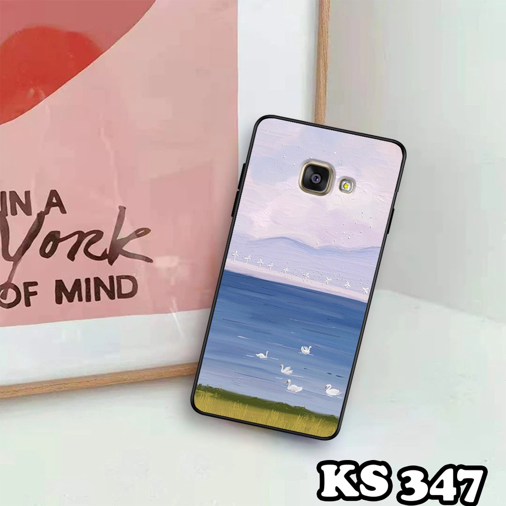 Ốp lưng Samsung A7 2016 - A5 2016 - A3 2016 - Ốp in hình Cánh đồng hoa - Chất liệu TPU siêu bền