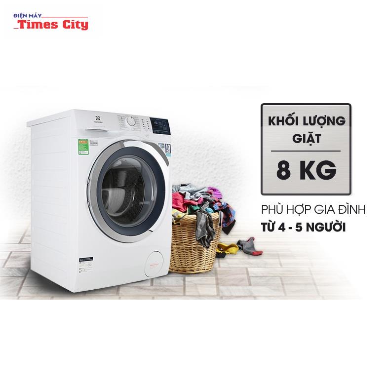 Máy giặt Electrolux 8kg Inverter EWF8024D3WB