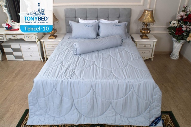 Bộ chăn,drap Tencel màu -Tonybed