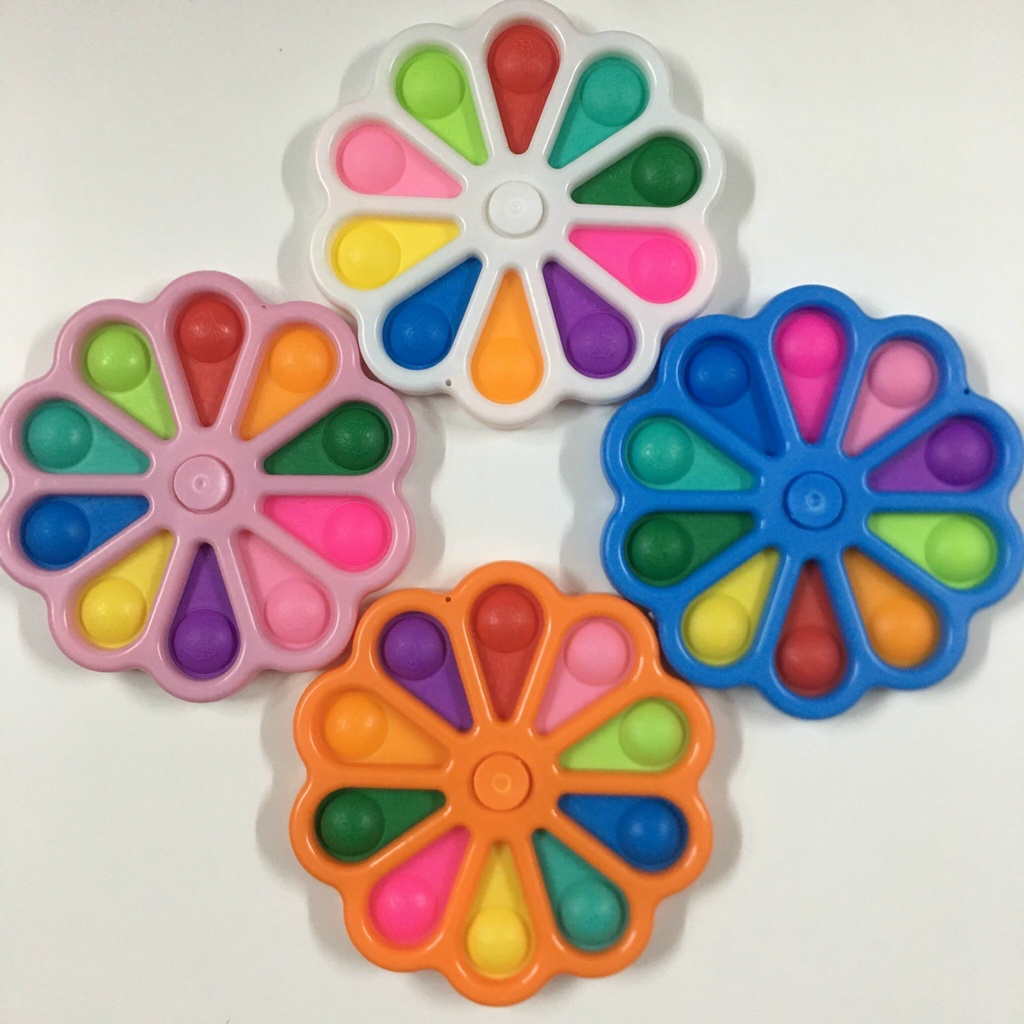 Pop it, đồ chơi bóp bong bóng giảm stress cho bé