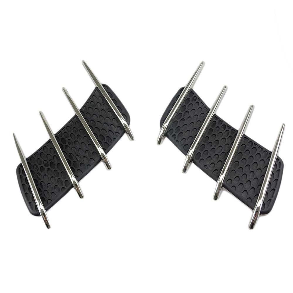 Miếng Dán Trang Trí Lỗ Thông Khí Xe Hơi Bằng Nhựa ABS Mạ Crom Thông Dụng