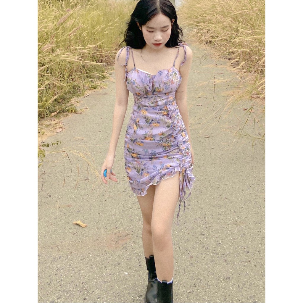 THE FANCE | Đầm voan hoa nhí tôn dáng JISOO FLORAL