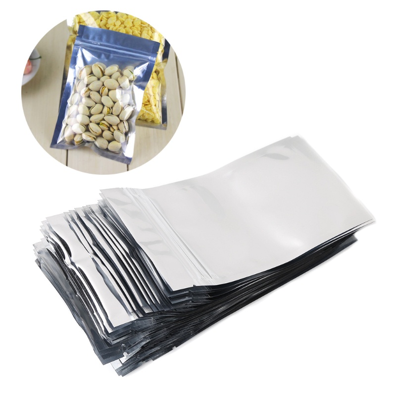 Set 50 Túi Lá Nhôm 8.5x14cm Chống Rò Rỉ Tiện Dụng