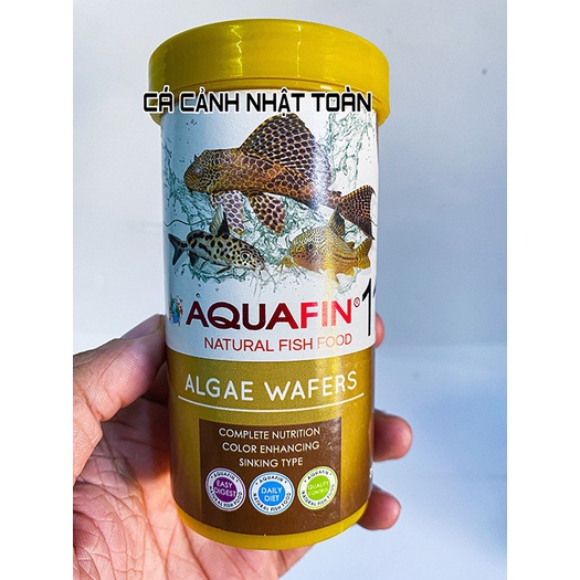 THỨC ĂN CHO CÁ TẦNG ĐÁY, LAU KÍNH AQUAFIN 11 ALGAE WAFERS 95G