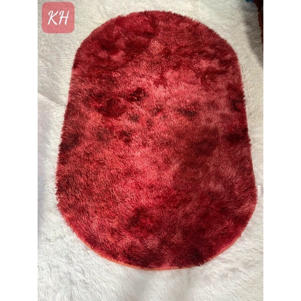 Thảm lông hình Ovan 1mx1m6