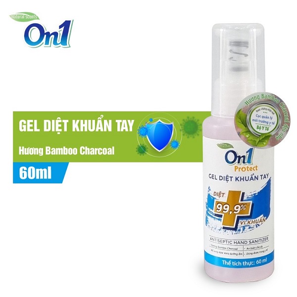 Gel Rửa Tay Khô Sạch Khuẩn Hương Bamboo Charcoal On1 60ml
