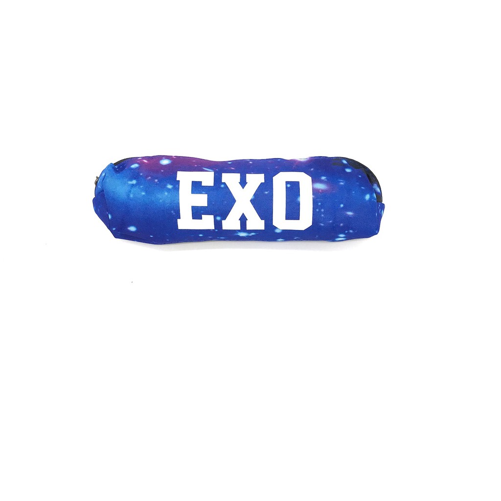 Hộp Đựng Bút EXO Galaxy Màu Xanh Vải Poly