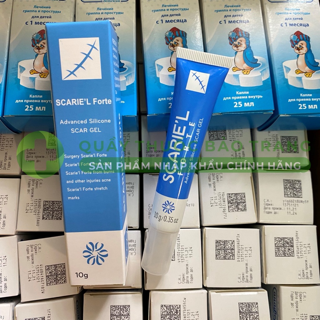 Scarie'l Forte - Gel bôi sẹo thâm, lấp đầy sẹo rỗ, sẹo lõm tuýp 10g của Eunice