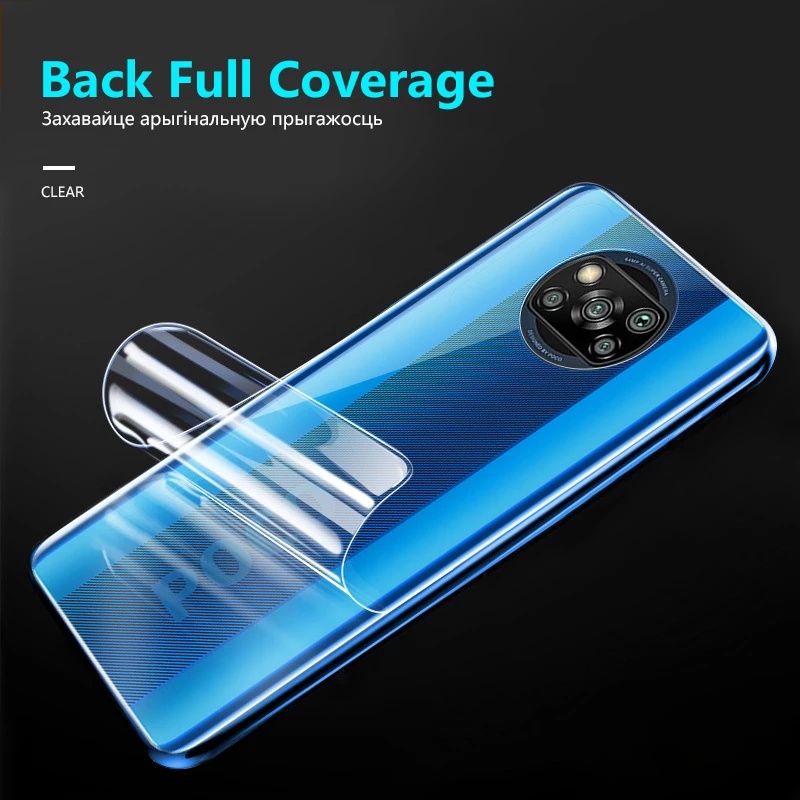 Miếng Dán PPF mặt sau dành cho Xiaomi Mi 9T 10T 11T 12T 11 Lite Poco F3 F4 X3 X4 X5 M3 M4 Pro Redmi Note 7 8 9 9S 10 10S 10C 11 11S 12 12S