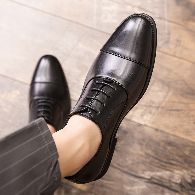 Da Giày Da oxford Phong Cách Hàn Quốc Thời Trang Cho Nam 45 46 47 48