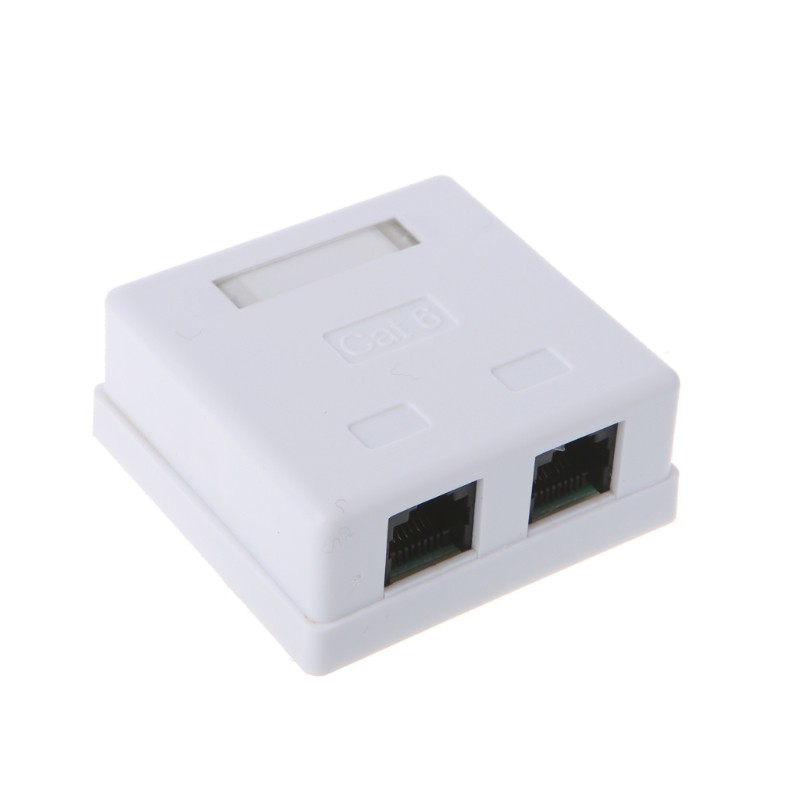 Hộp Nối Dây Mạng 2 Cổng Rj45 Junction Box Cat6