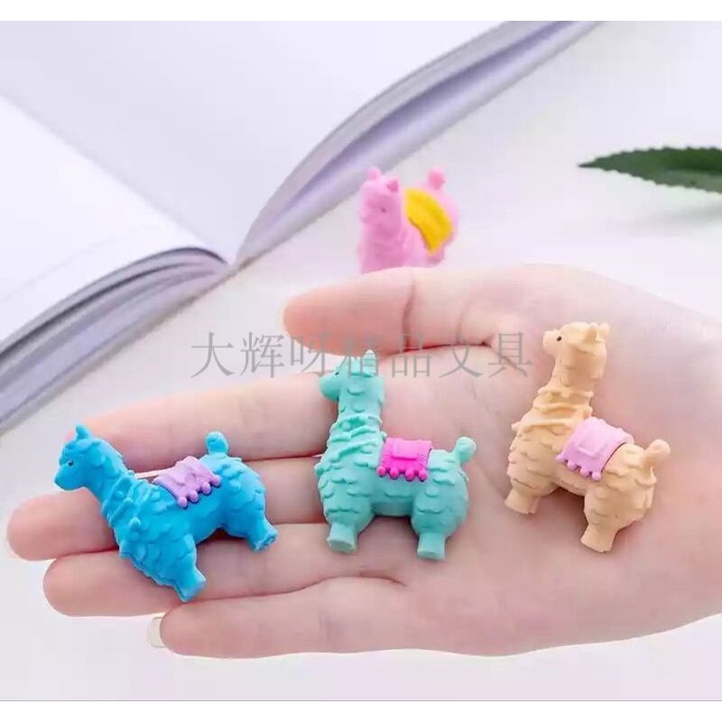 Gôm hình lạc đà Alpaca- 1 viên