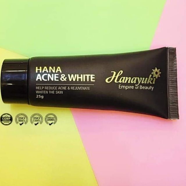 Kem Mụn Thâm Hana Acne &amp; White Hanayuki