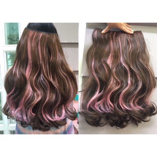 Tóc giả kẹp phím line❤️💕free ship-ảnh thậT