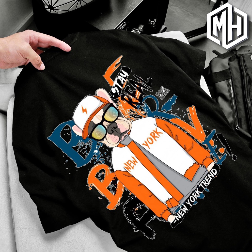 Big Size áo thun cotton100 50-120kg mẫu New York Trend - MH Store