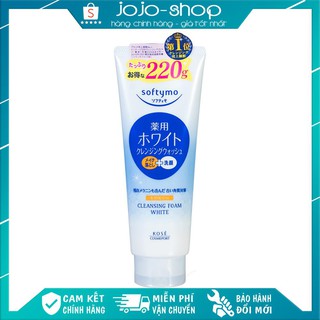 Sữa rửa mặt kose softymo cleansing foam white 230g nhật bản