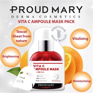 Mặt Nạ Làm Sáng Proudmary Vita C Ampoule Mask