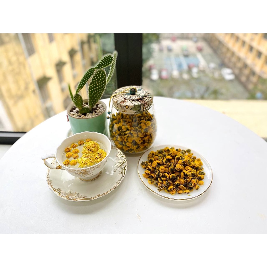 Trà hoa cúc sấy khô nguyên bông 100gr