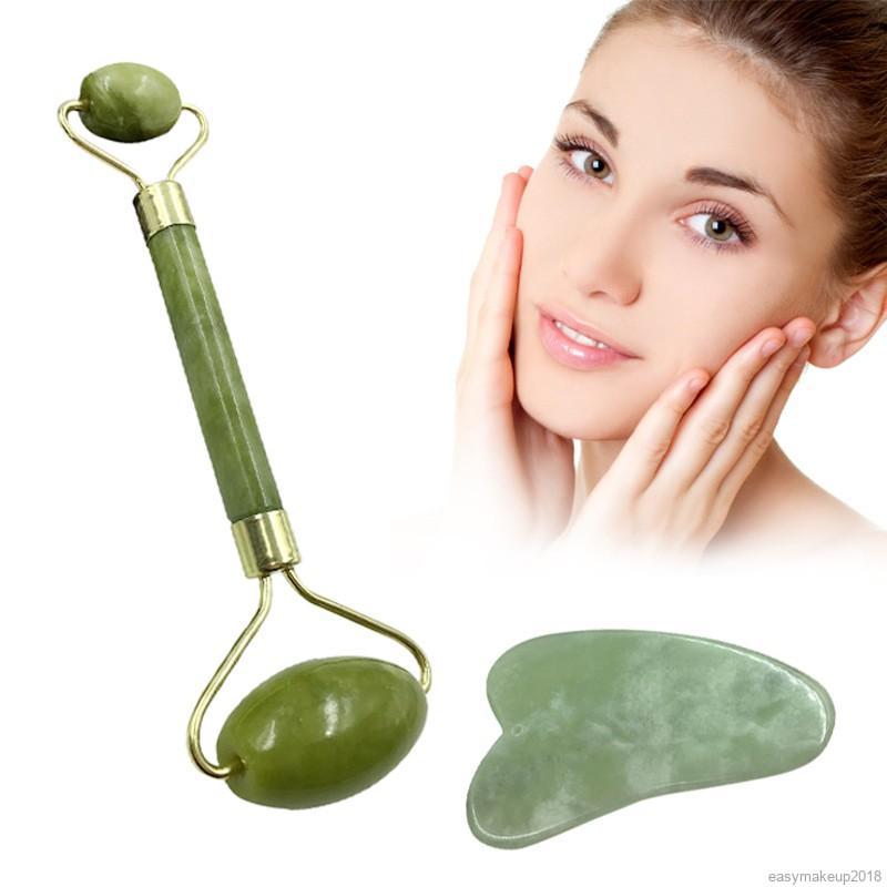 Cây lăn mát xa mặt bằng đá ngọc bích