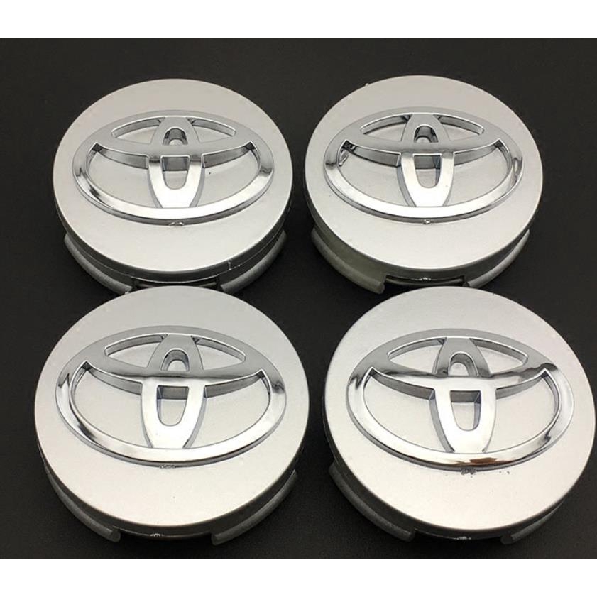 Bộ 4 nắp chụp mâm bánh xe 62mm chuyên dụng cho Toyota Avensis Prius 4runner Camry Avalon Fj Cruisera Tundra