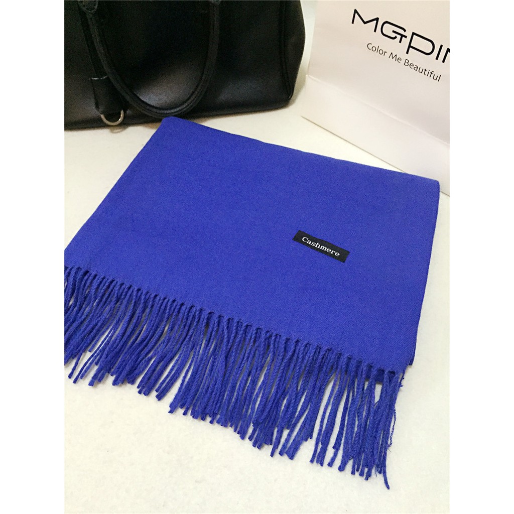 Khăn màu trơn Cashmere