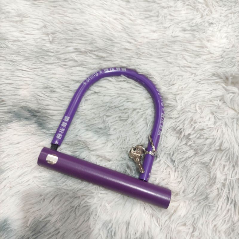 Khoá chữ u chống trộm an toàn cho xe máy xe đạp