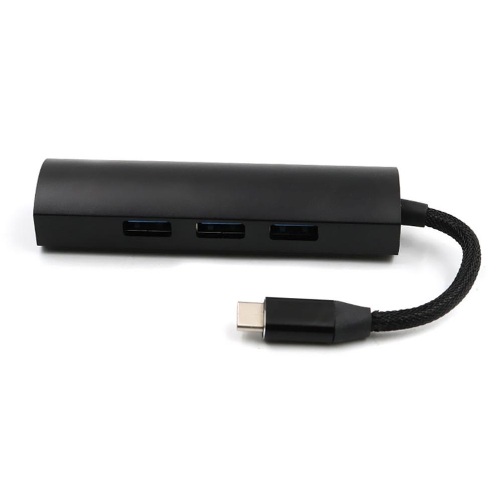 4 cổng USB C HUB Loại C Bộ chia USB-C Bộ chuyển đổi USB-C cho Macbook Pro Air Surface pro 6 Huawei Matebook Hub