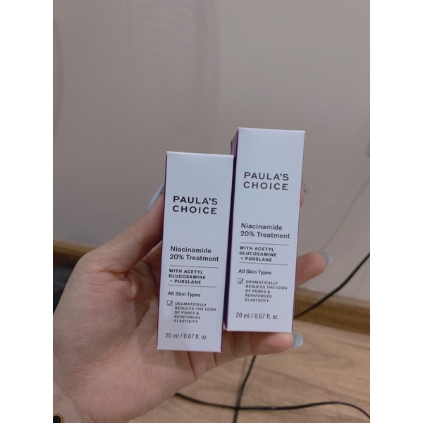 Tinh chất thu nhỏ lỗ chân lông Clinical Niacinamide 20%/10% Treatment