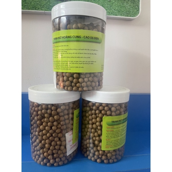 500G Viên trinh nữ hoàng cung cao xạ đen