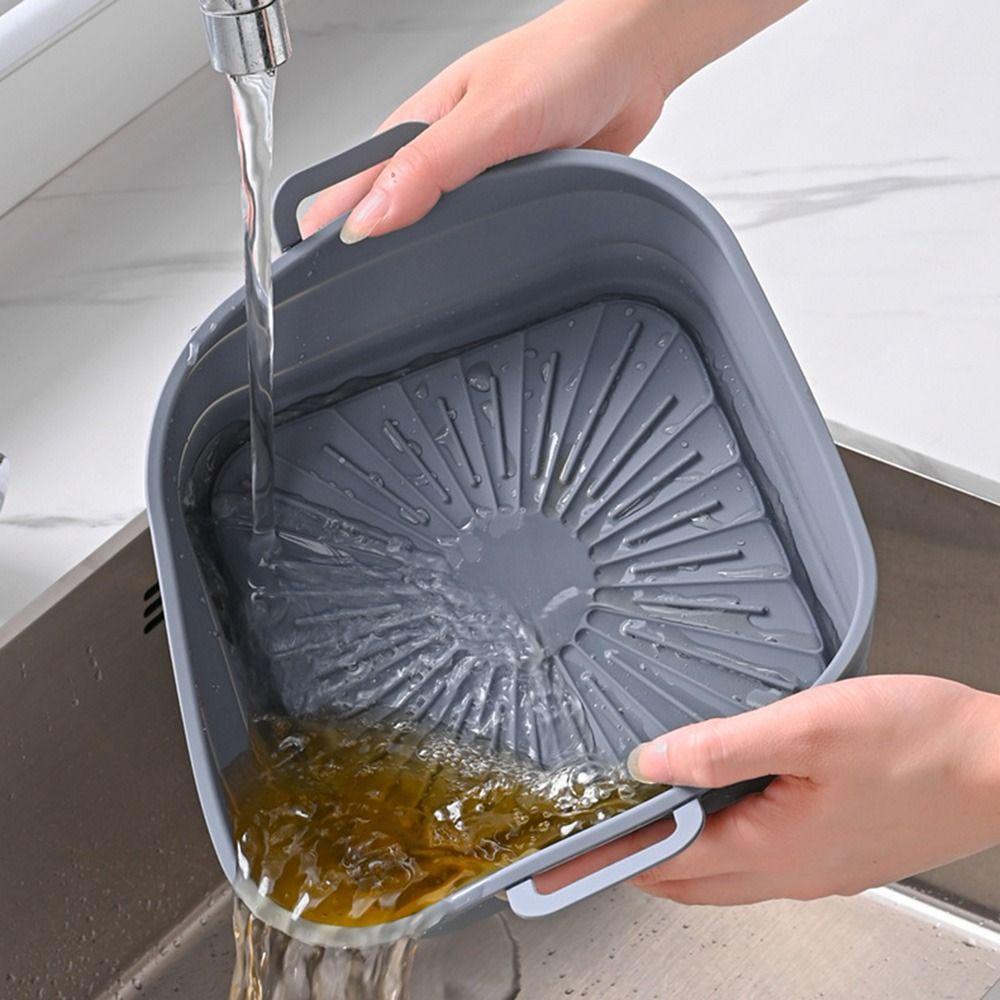 Khay Silicone Hình Vuông Nướng Bánh Tái Sử Dụng Được
