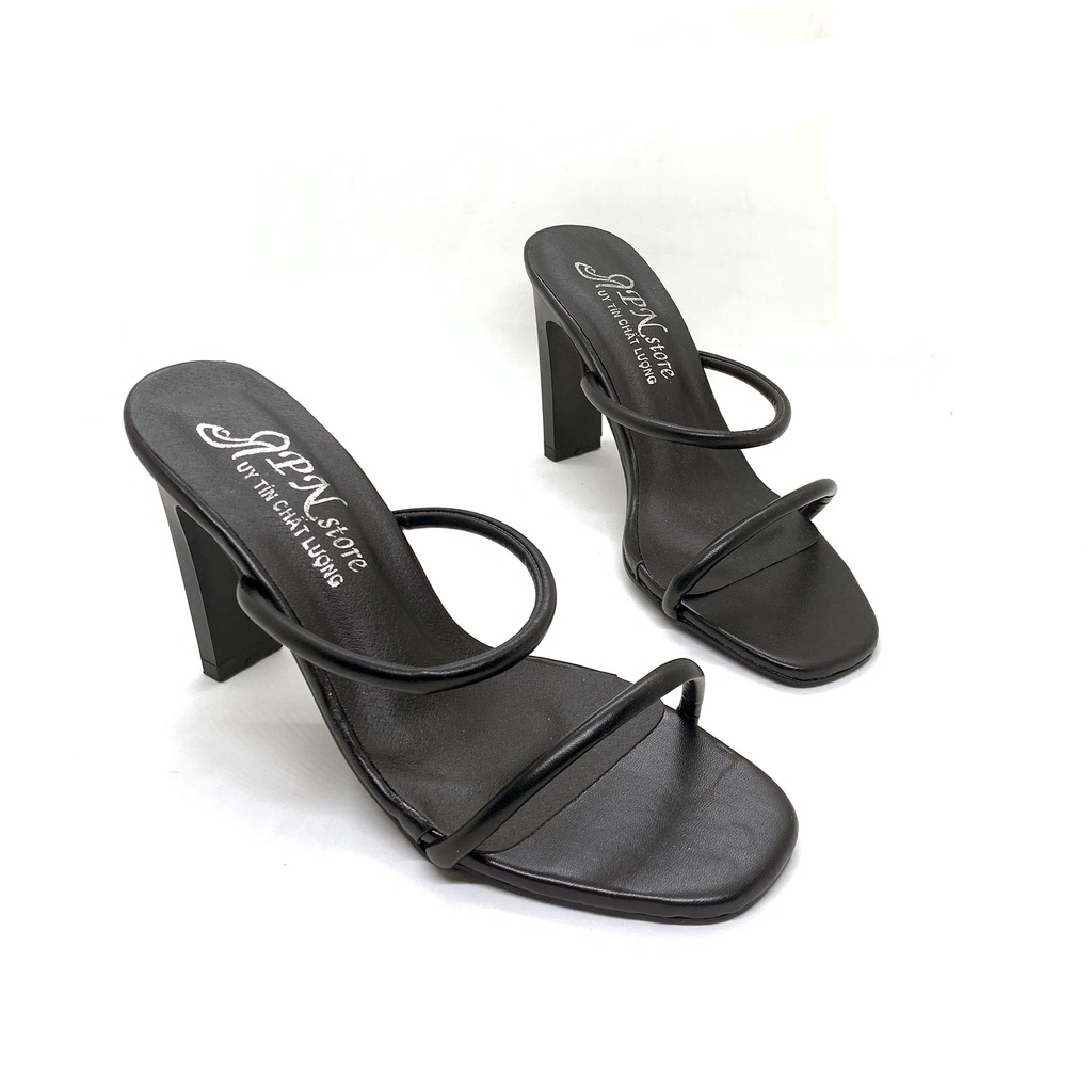 Guốc Cao Gót 9p Quay Mảnh Tròn Thời Trang __LZ004