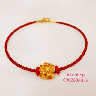 Vòng tay charm bạc hoa sen (kèm ảnh thật)