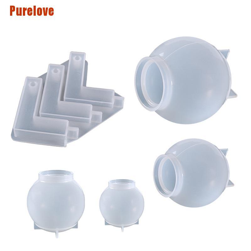 Khuôn Silicone Làm Bánh Hình Cầu Có Đèn Led Diy