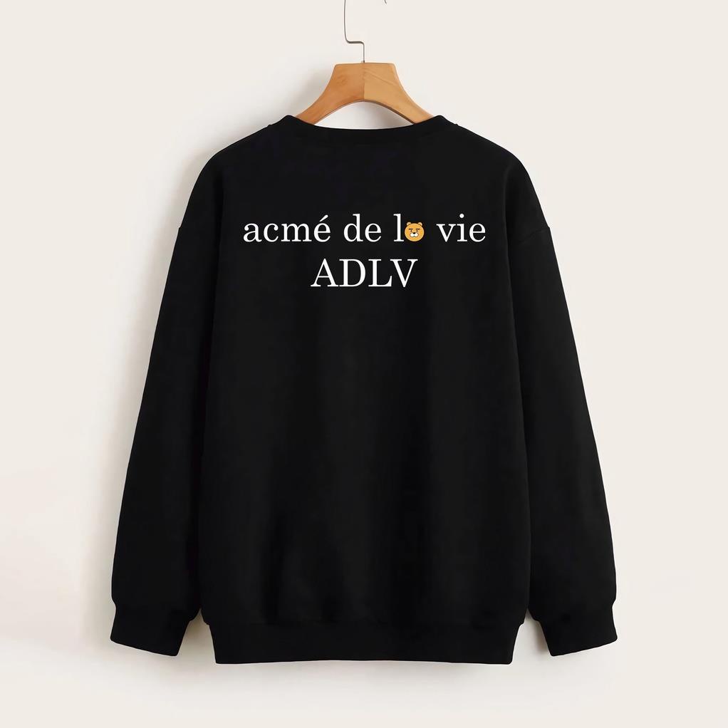 Áo Nỉ Sweater ADLV Kakao Nam Nữ, Chất vải Nỉ Dài Tay Form Rộng  - Unisex Nam Nữ KKim Shop