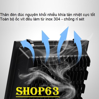 Đèn pha LED chip COB 300W - ánh sáng trắng (siêu sáng chống nước tốt - điện 220V sẽ sáng hơn đèn NLMT rất nhiều)