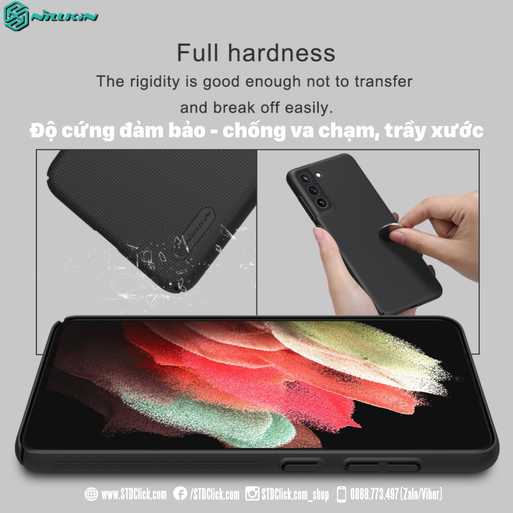 ỐP LƯNG SAMSUNG GALAXY S21 FE 5G NILLKIN NHỰA CỨNG SẦN CHÍNH HÃNG