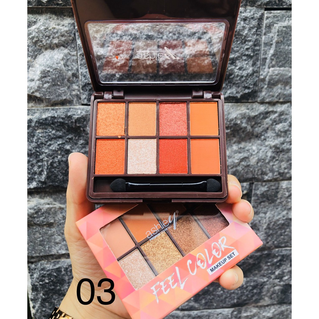 Bảng Phấn Mắt, Má Hồng & Tạo Khối Ashley Feel Color 2 Tầng 12 Ô Số 03 | BigBuy360 - bigbuy360.vn