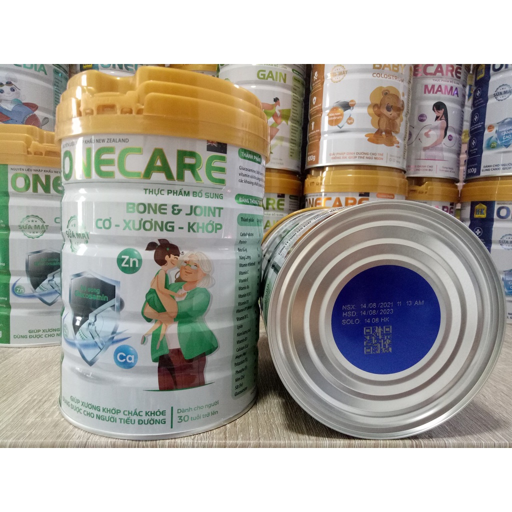 Sữa cơ xương khớp Onecare 900g – Giúp xương khớp chắc khỏe dùng được cho người tiểu đường