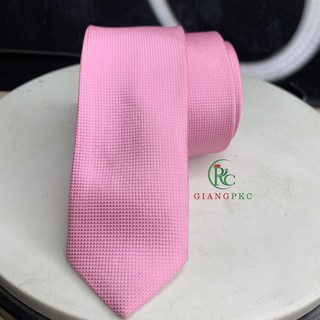 Cavat nam 5cm kiểu dáng hàn quốc cavat tự thắt công sở màu hồng Giangpkc