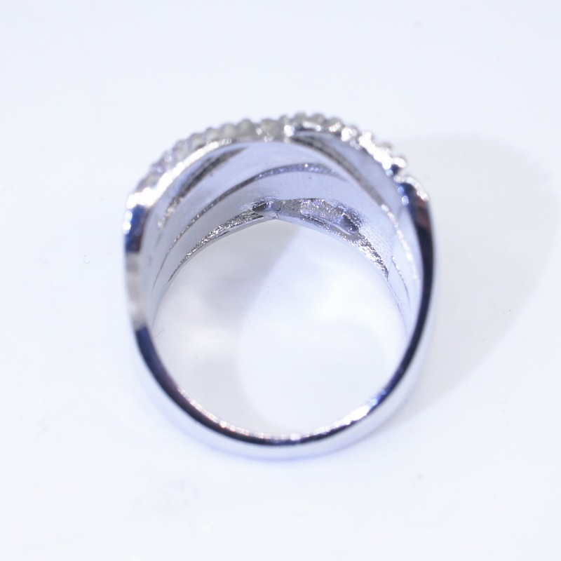 Nhẫn nhiều lớp mạ bạc S925 sang trọng thời trang