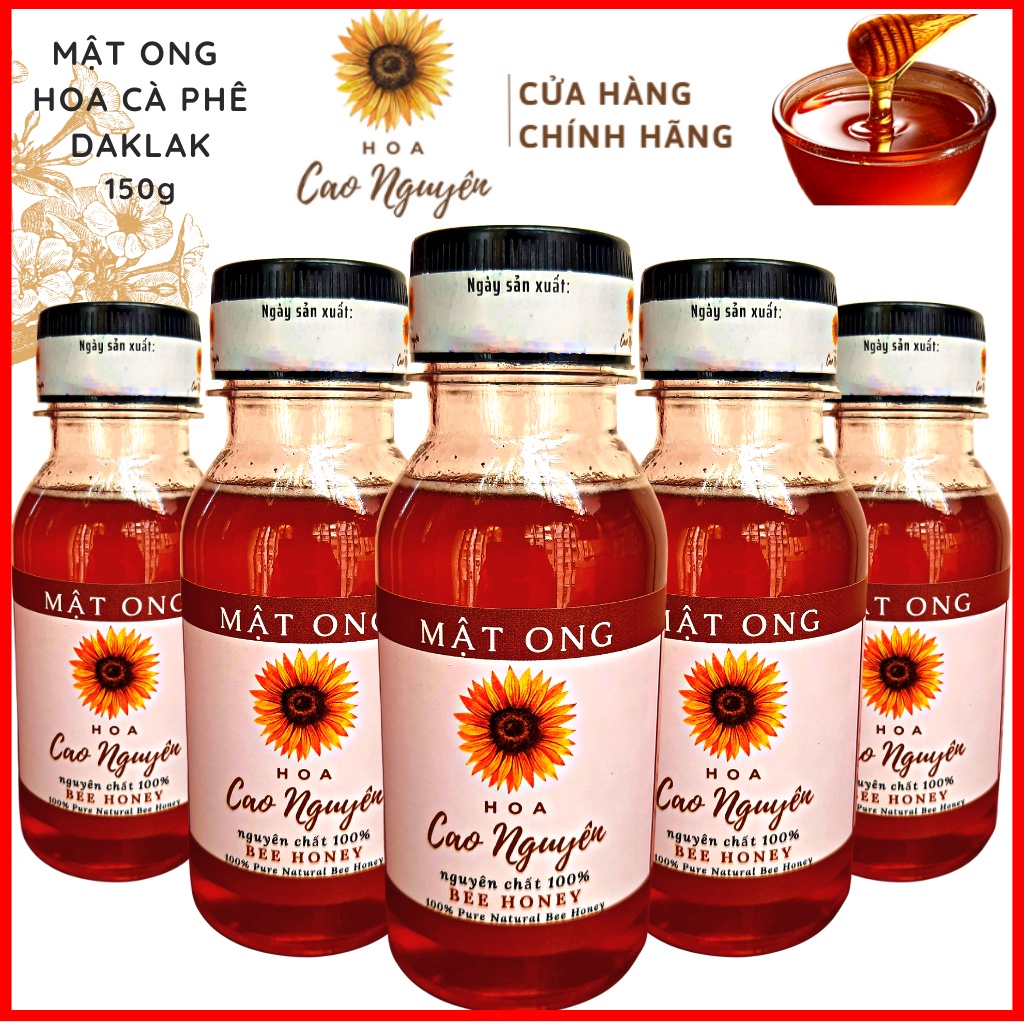 Mật ong nguyên chất hoa cà phê HOA CAO NGUYÊN - Đạt chuẩn xuất khẩu