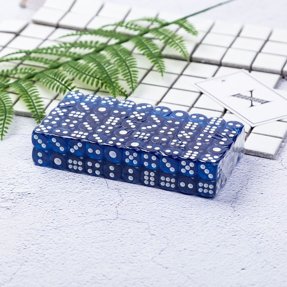 Xúc xắc trong suốt 1.6 cm xí ngầu nhiều màu sắc cực đẹp khách chọn màu SXT16