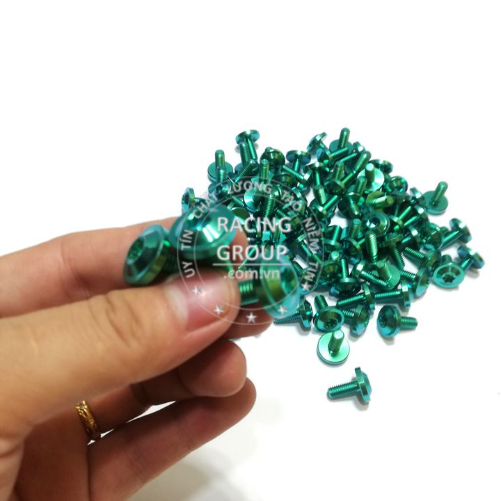 Ốc 6li15 Gr5 đủ màu - Gắn dàn áo xe máy - Bảng tên - Ốp pô - Dè trước sau - Dây dầu ....